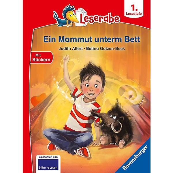 Leserabe - 1. Lesestufe: Ein Mammut unterm Bett