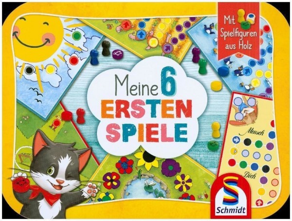 Schmidt Spiele Meine 6 ersten Spiele im Metallkoffer