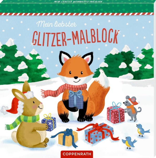 Coppenrath Verlag Mein liebster Glitzer-Malblock - Frohe Weihnachten