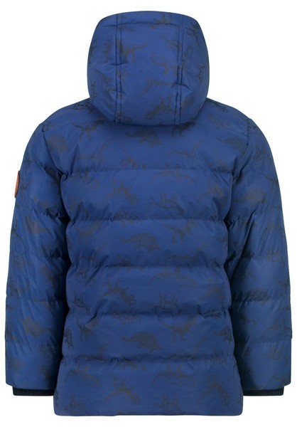 SALT AND PEPPER Boys Outdoorjacket reflec. AOP night blue