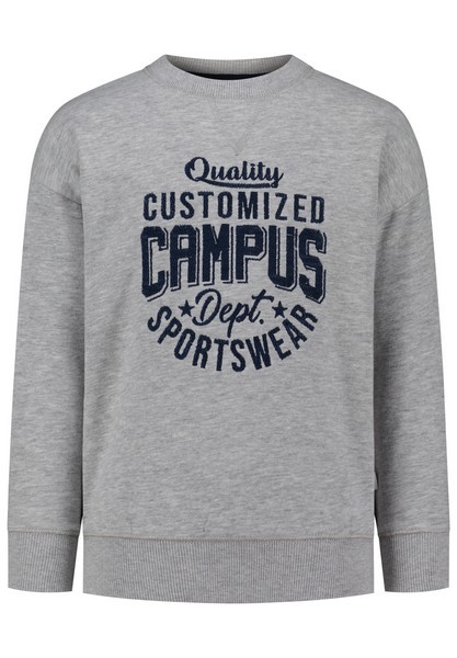 SALT AND PEPPER Boys Sweat Campus EMB stone melange