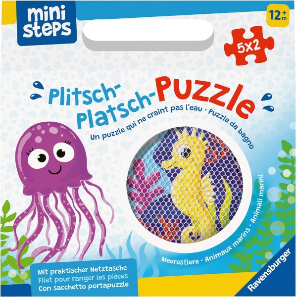 Plitsch-Platsch-Puzzle Meerestiere