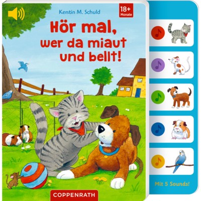 Coppenrath Verlag Hör mal, wer da miaut und bellt! (Soundbuch)