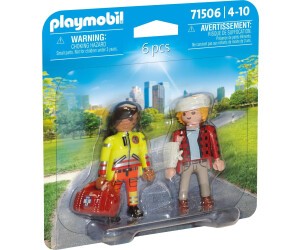 PLAYMOBIL® DuoPack Sanitäterin mit Patient