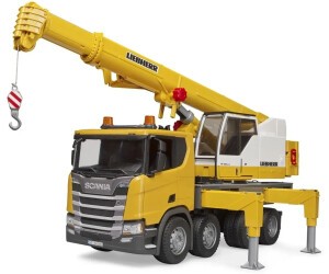 BRUDER Scania Super 560R Liebherr Kran-LKW mit L+S Modul