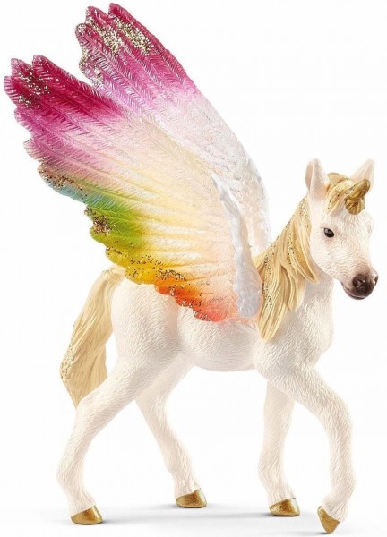 Schleich Geflügeltes Regenbogeneinhorn, Fohlen