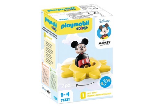 Playmobil PLAYMOBIL® 1.2.3 & Disney: Mickys Drehsonne mit Rasselfunktion