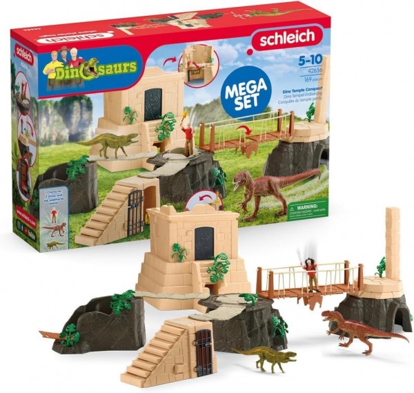 Schleich DINOSAURS Dino Tempel-Eroberung Mega-Set