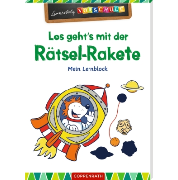 Coppenrath Verlag Lernerf.Vorschule: Los geht's m.d. Rätsel-Rakete (Lernblock)