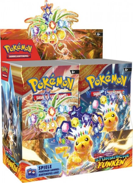 Pokémon Karmesin & Purpur Stürmische Funken 36 Booster