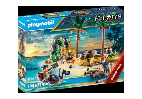 Playmobil PLAYMOBIL® Piratenschatzinsel mit Skelett