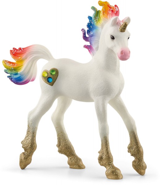 Schleich Regenbogeneinhorn, Fohlen