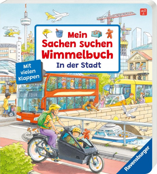 Mein Sachen suchen Wimmelbuch: In der Stadt