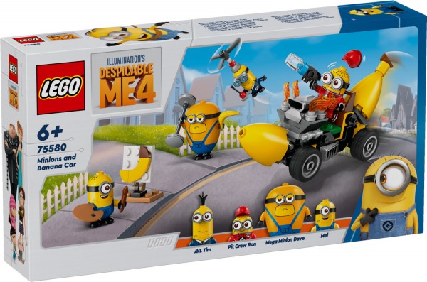 Lego ® Minions und das Bananen Auto