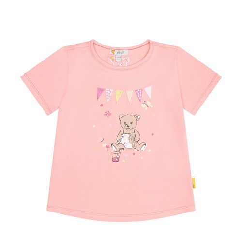 Steiff T-Shirt kurzarm rosa, Größe 104