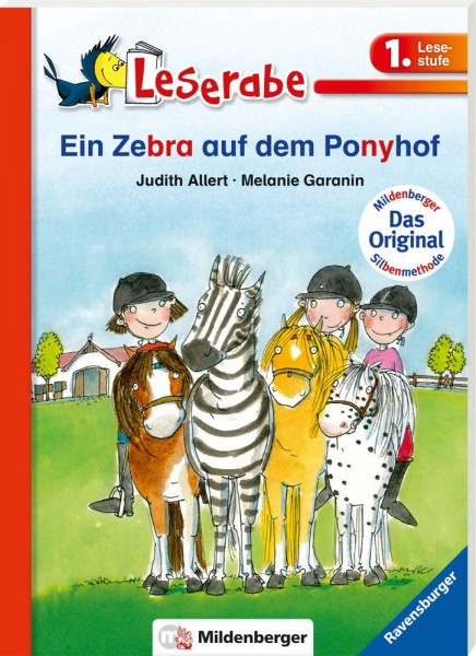 Leserabe mit Mildenberger Silbenmethode: Ein Zebra auf dem Ponyhof