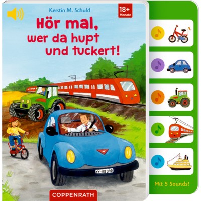 Coppenrath Verlag Hör mal, was da hupt und tuckert! (Soundbuch)