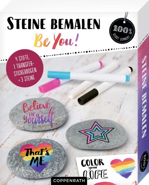 Coppenrath Verlag Steine bemalen - Be You! (100% s.g.)